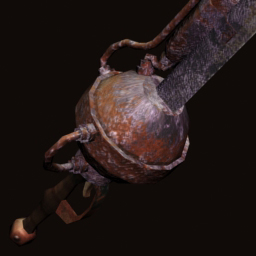 Ice Sword Steampunk render